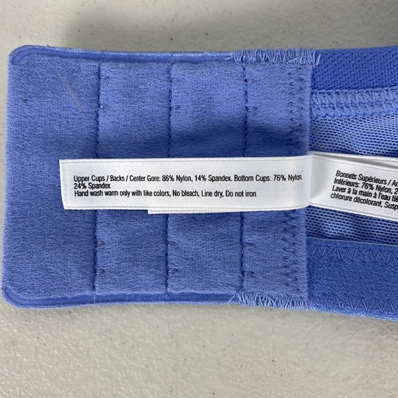 Le Mystere Safari Bra Whisper Blue Size 34 DD/E NWT Underwire Plunge - Picture 10 of 12